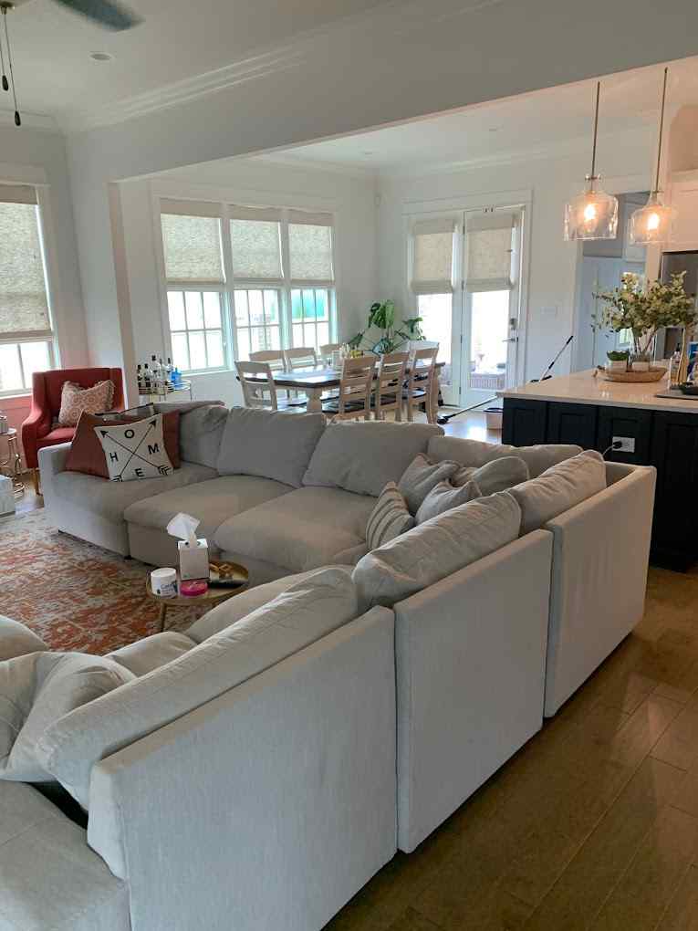 clean living area
